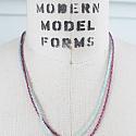 CZ Cross and Gemstone Necklace - The Molly Necklace