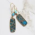 Sky Blue Mohave and Turquoise Earrings - The Mohave Earrings