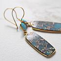 Sky Blue Mohave and Turquoise Earrings - The Mohave Earrings