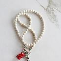 Riverstone, Turquoise, and Coral Necklace - The Cape Verde Necklace