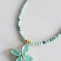 Amazonite and Chalcedony Necklace - The Caicos Necklace