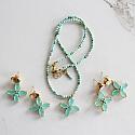 Aqua Chalcedony Earrings - The Caicos Earrings