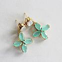 Aqua Chalcedony Earrings - The Caicos Earrings