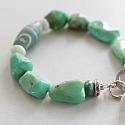 Chrysoprace Chunky Bracelet - The Seafoam Bracelet