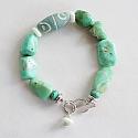 Chrysoprace Chunky Bracelet - The Seafoam Bracelet