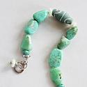 Chrysoprace Chunky Bracelet - The Seafoam Bracelet
