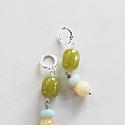 Lime Jade, Amazonite, Agate - The Terra Earrings