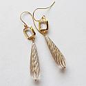 Vintage Clear Glass and Lucite Earrings - The Harper Earrings