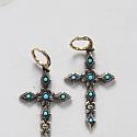 Vintage Cross Earrings or Necklace - The Praise Earrings