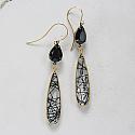 Rutiliated Quartz Tear Drop Earrings - The Danica Earrings