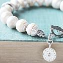 Edison Fresh Water Pearls with CZ charm - The Brynna Bracelet