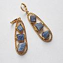 Lapis Stone Earrings - The Greer Earrings