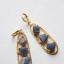 Lapis Stone Earrings - The Greer Earrings