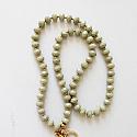 Alashan Agate Beaded Charm Necklace - The Olivia Necklace