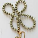 Alashan Agate Beaded Charm Necklace - The Olivia Necklace