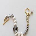 Fresh Water Pearl, Czech Glass + CZ Bracelet - The Drift Bracelet