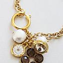 Gold Plate Charm Bracelet - The Lindy Bracelet