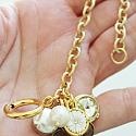 Gold Plate Charm Bracelet - The Lindy Bracelet