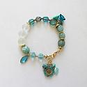 Mixed Czech Glass Beaded Bracelet - The Coast Bracelet