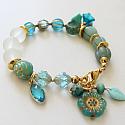 Mixed Czech Glass Beaded Bracelet - The Coast Bracelet