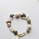 Mixed Gem and Glass Bracelet - The Valerie Bracelet