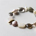 Mixed Gem and Glass Bracelet - The Valerie Bracelet