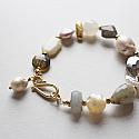 Mixed Gem and Glass Bracelet - The Valerie Bracelet