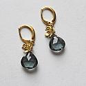 Blue Topaz Earrings - The Macy Earrings