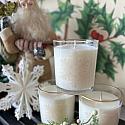 DECEMBER (SNOWFLAKE) Hand Poured Soy Holiday Candle