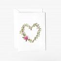 Heart Wreath Mini Notecard