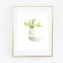 Yellow Tulips Art Print