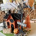 Putz Style Spooky Halloween House