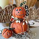 Falloween Handmade Pumpkins
