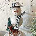 Barney, the Woodland Snowman