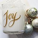 JOY Hand Poured Soy Holiday Candle