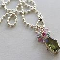 Green Amethyst Cluster Necklace - The Annaliese Necklace