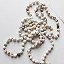 Riverstone and Shell Hand Knotted Necklace - The Coastal Vie Necklace