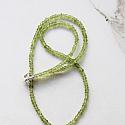 OOAK Wishbone and Peridot Necklace - The Lucky Necklace
