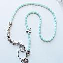 Amazonite and Sterling Silver Necklace - The Robin Necklace