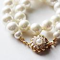 Vintage Glass Pearl Double Wrap Bracelet - The Lauren Bracelet