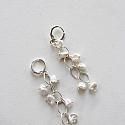 Keishi Pearls and Sterling Silver Earrings - The Skye Waterfall Earrings