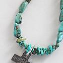 Turquoise Cross (True North) Necklace - The One Necklace