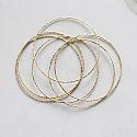 Simple Gold Filled Textured Bangle - The Simple Bracelet