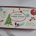 Large Alphabet, Assortment of Rubber Stamps, Christmas Rubber Stamp Box, & Clear Christmas Rubber Stamps