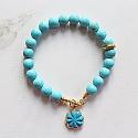 Aqua Magnesite Bracelet - The Coastal Sun Bracelet