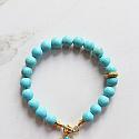 Aqua Magnesite Bracelet - The Coastal Sun Bracelet