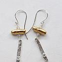 Rhinestone Bar Earrings -  The Rebekah Earrings