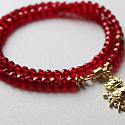 Red Czech Glass Bracelet - The Divine Light Bracelet