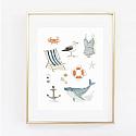 Seaside Art Print
